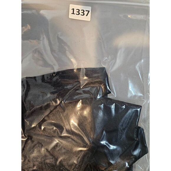 VTG Victorias Secret Slip Dress Gold Label 80s Sz M Black Satin Chemise Nightie - Picture 9 of 9